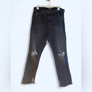 Lucky Brand Distressed Black Jeans